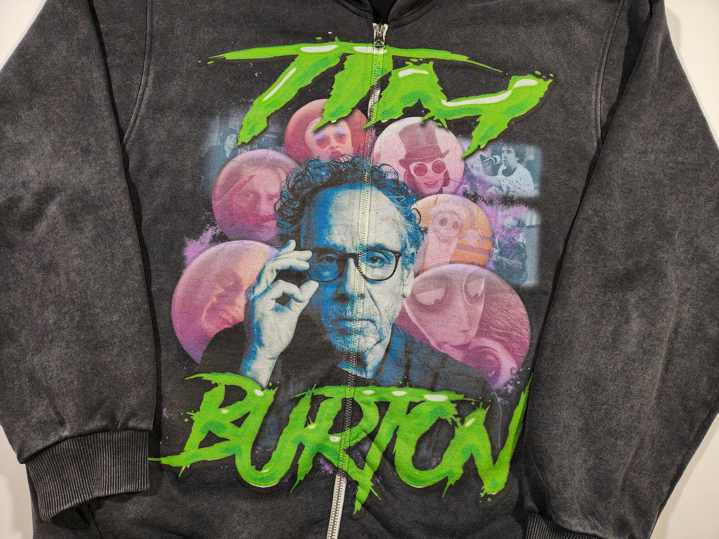 Tim Burton Filmography Full Zip Hoodie