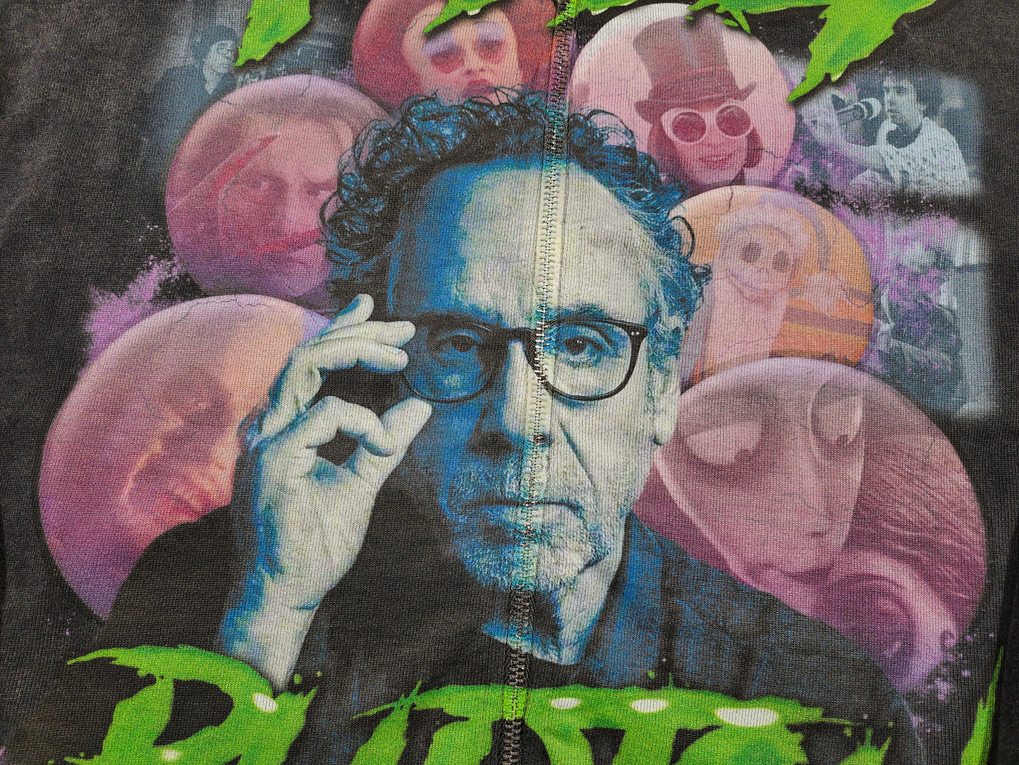 Tim Burton Filmography Full Zip Hoodie