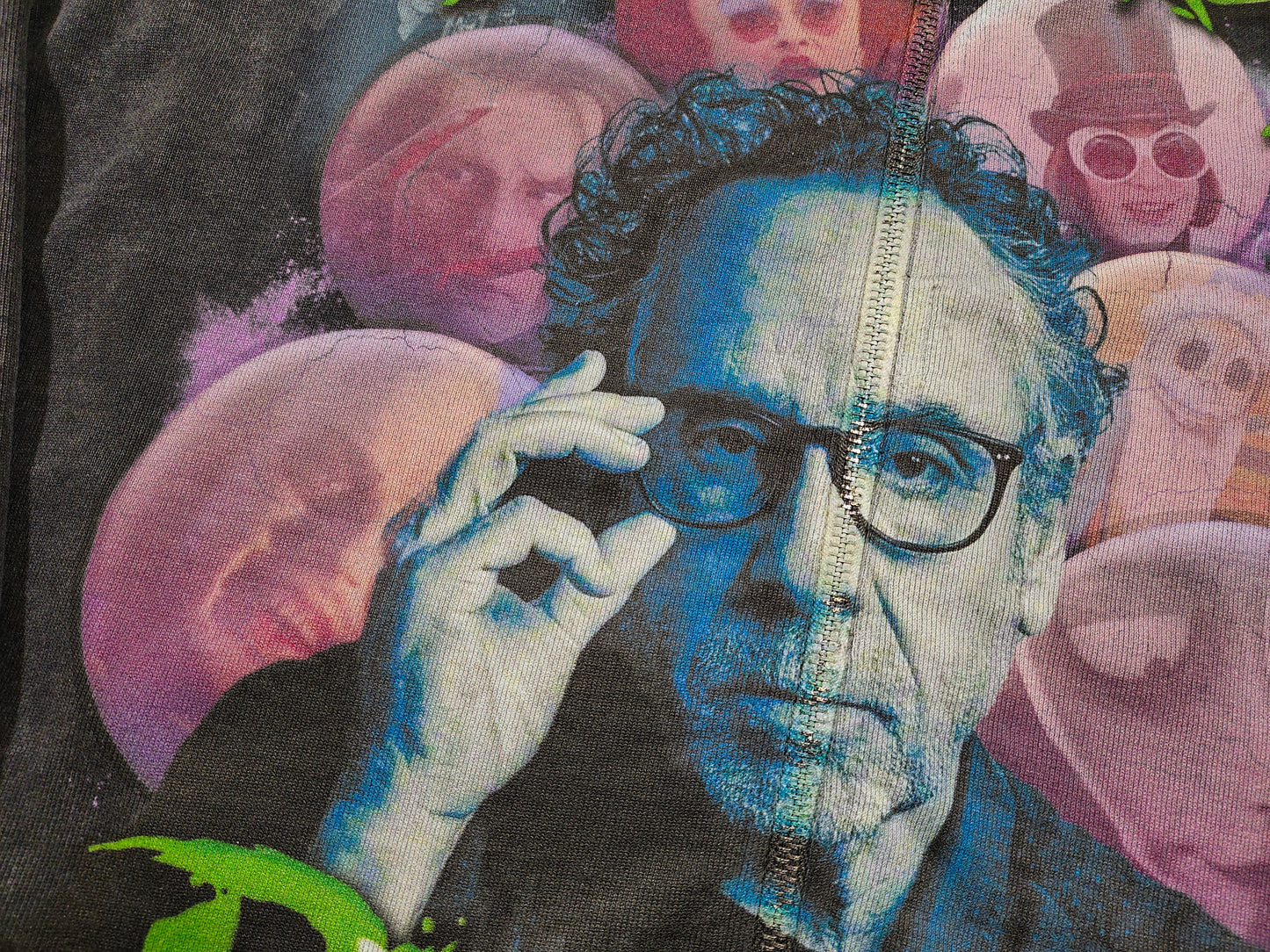 Tim Burton Filmography Full Zip Hoodie