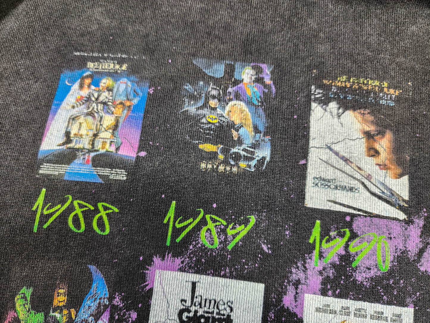 Tim Burton Filmography Full Zip Hoodie