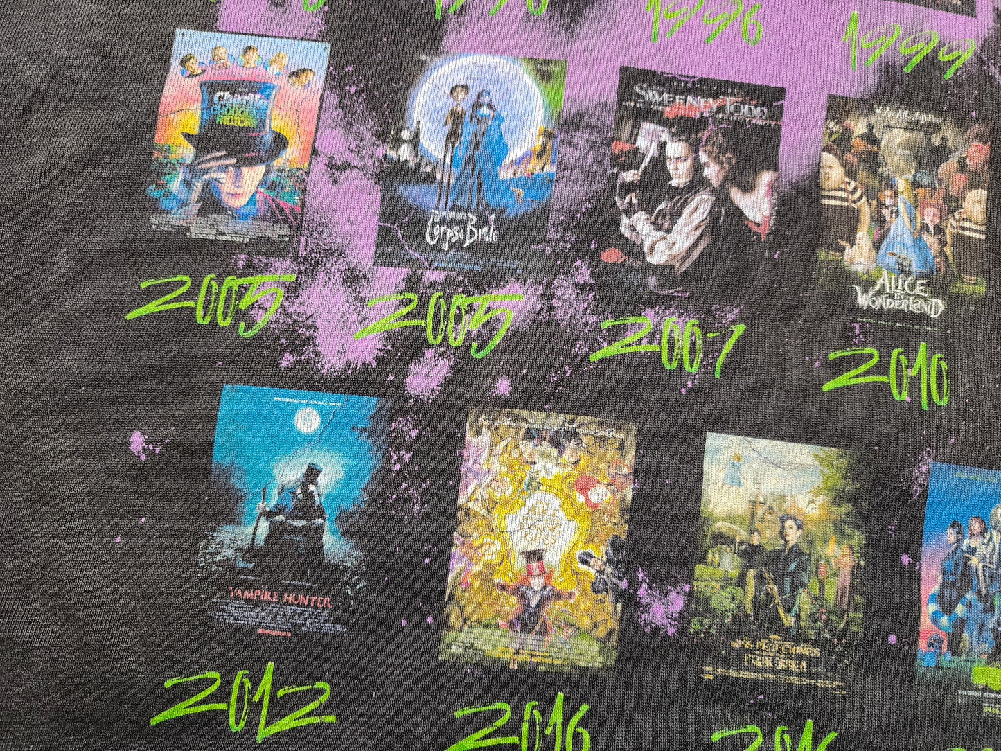 Tim Burton Filmography Full Zip Hoodie