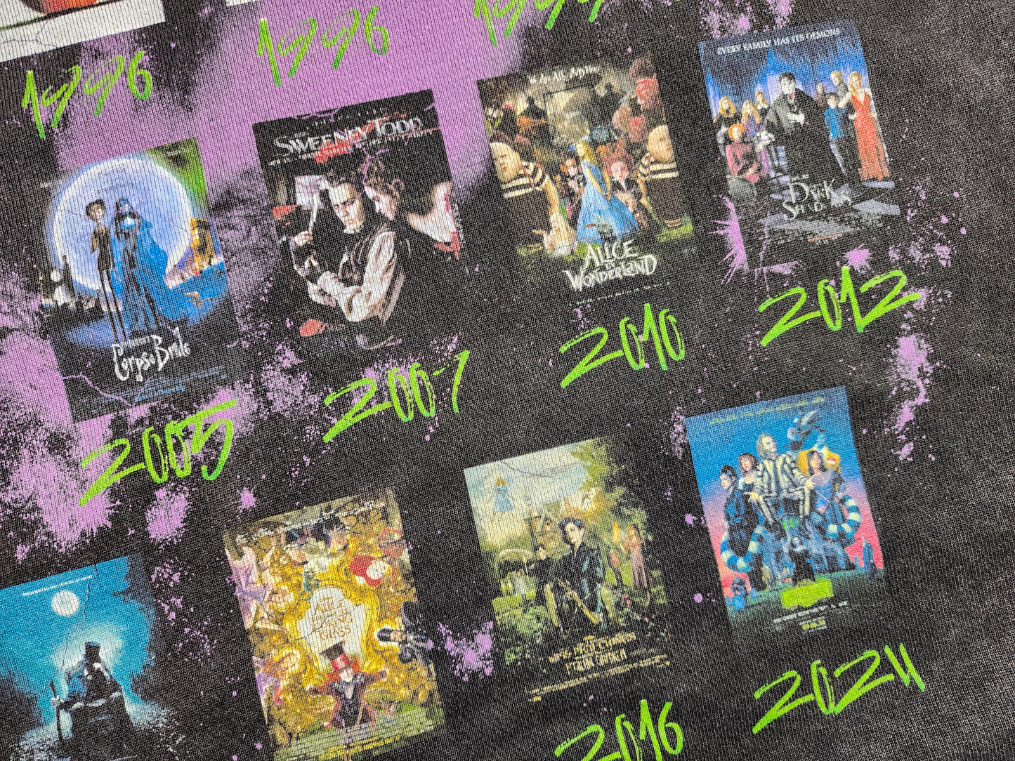 Tim Burton Filmography Full Zip Hoodie