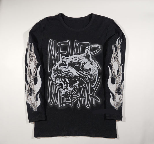 "Never Comeback" Thermal Shirt