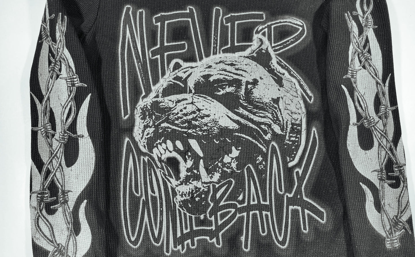 "Never Comeback" Thermal Shirt