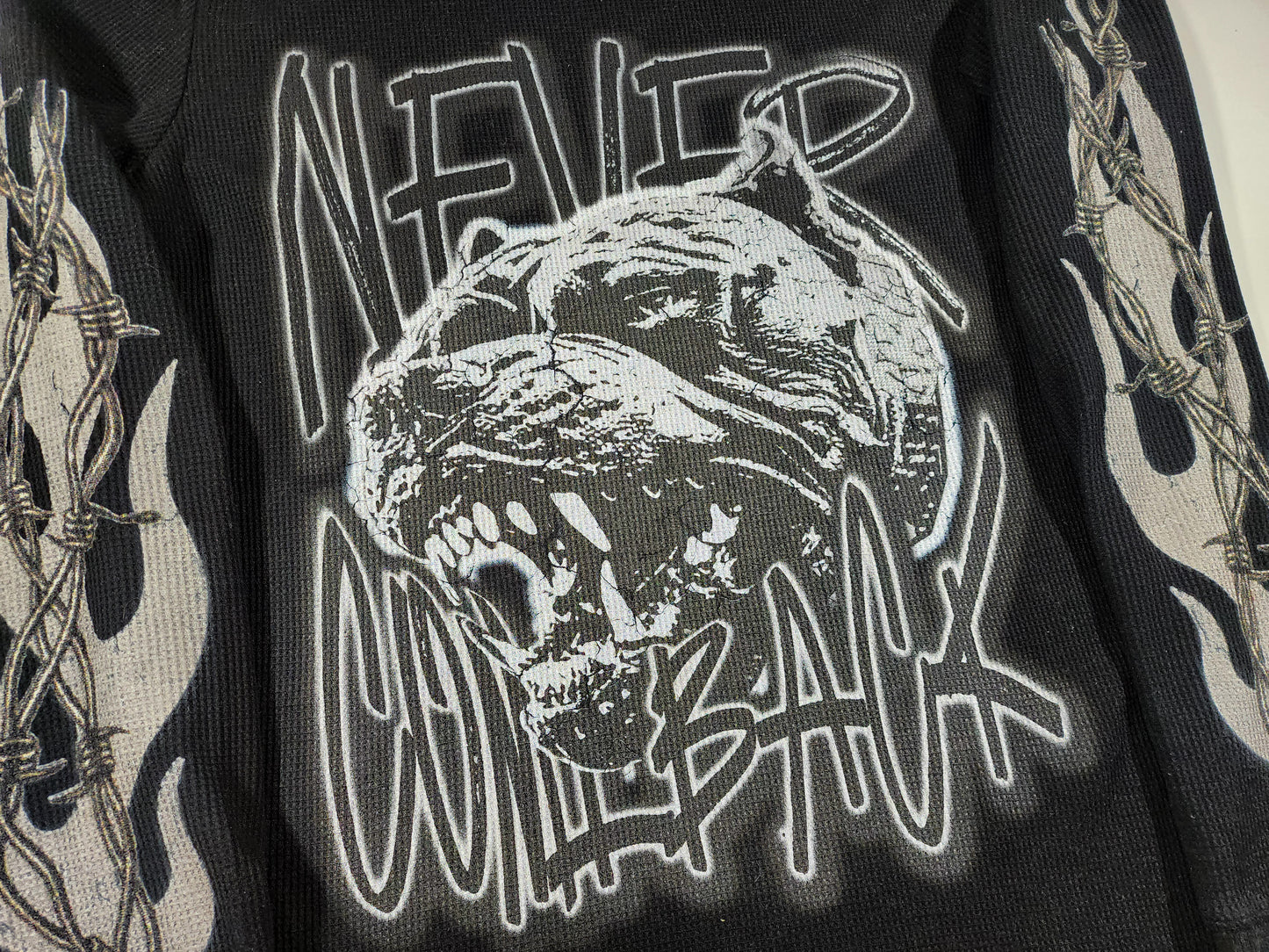"Never Comeback" Thermal Shirt