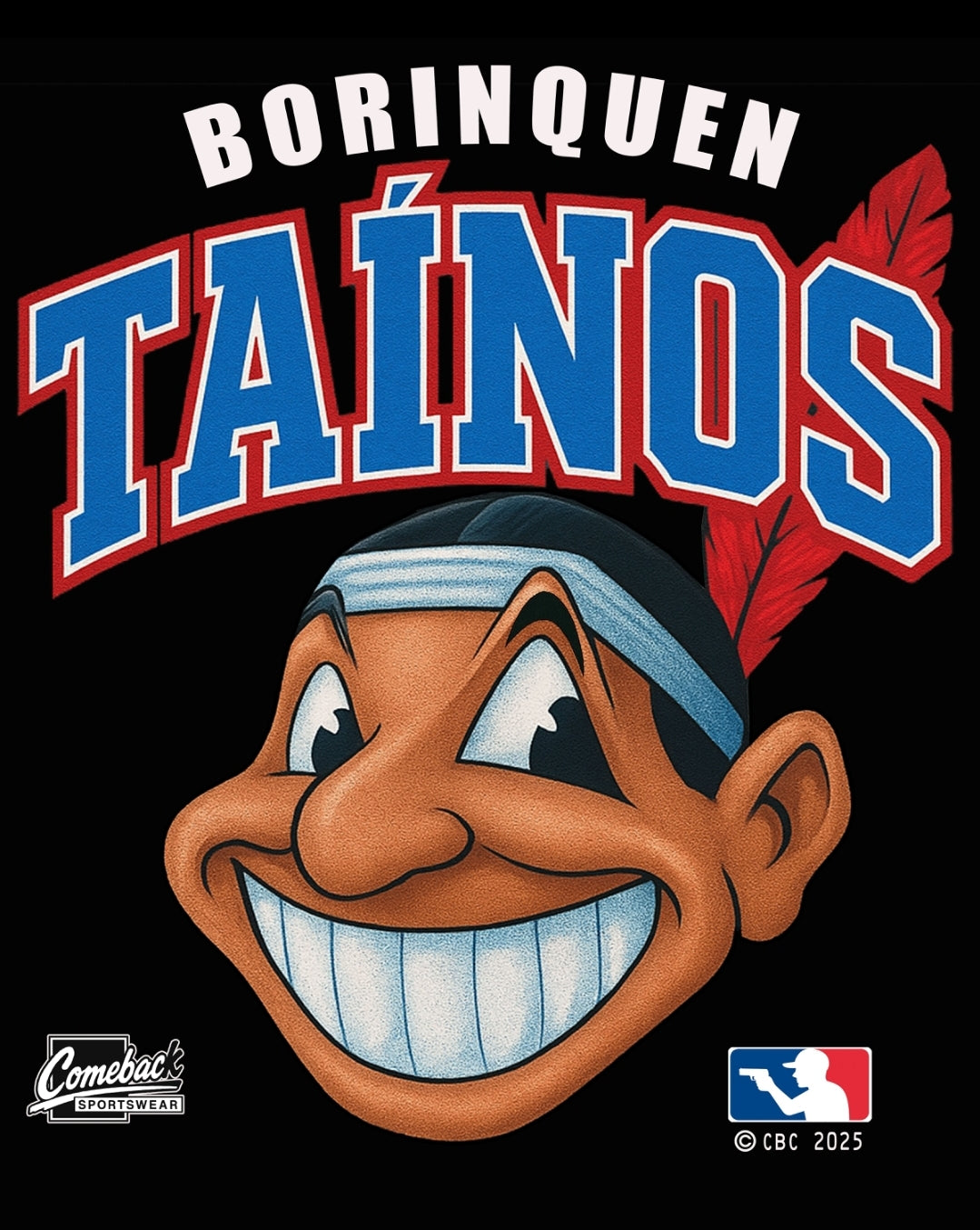 Borinquen Tainos "Major League" Tee
