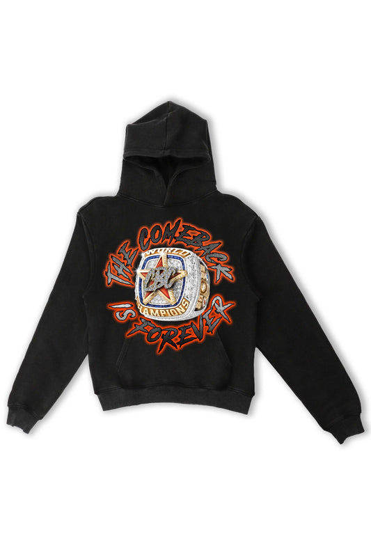 The Comeback is Forever (Hoodie) Orange Blue Colorway